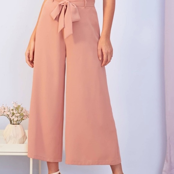 Pink wide leg pants - Picture 2 of 7